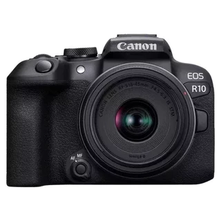 Câmera Mirrorless Canon Eos R10 Kit Lente Rf-s 18-45mm Is Stm