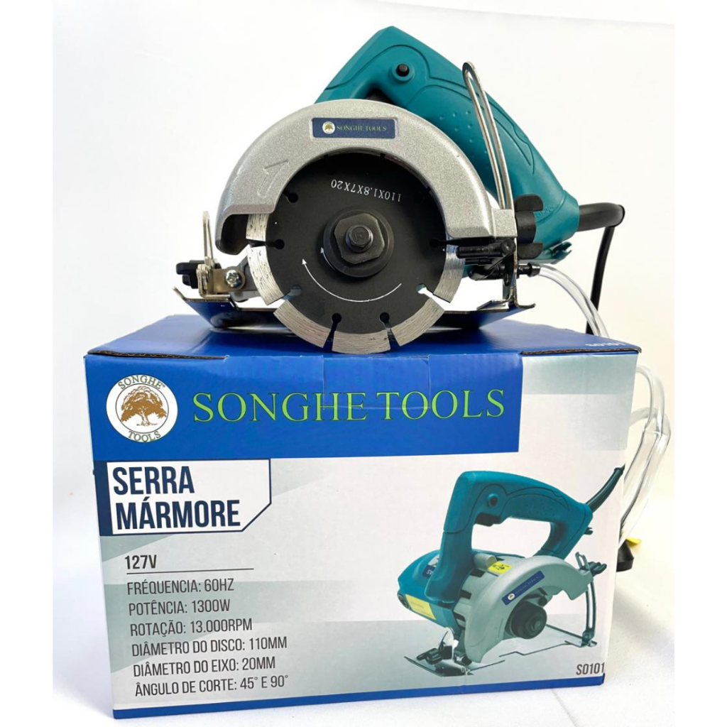 Serra Mármore Corta-piso Sh Tools Profissional 1300w -110v Ou 220v ...
