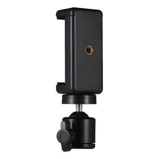Kit Cabeça De Bola + Suporte Celular 360 P/ Tripé Rosca 1/4