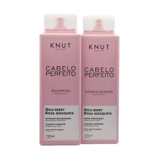 KIT CABELO PERFEITO KNUT (SHAMPOO 750ML + CONDICIONADOR 550ML)