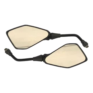 Par Retrovisor Mini Kawasaki Z400 Rosca Honda Lente Plana Anti Reflexo