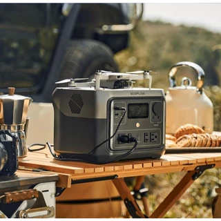 Gerador Estação Portátil Energia Offgrid Nobreak Ecoflow River 2 Max 500w bateria LiFePO4 de 512 Wh 110V ou 220V - Acampamentos ao ar livre, Trailers, Uso doméstico e Comercial