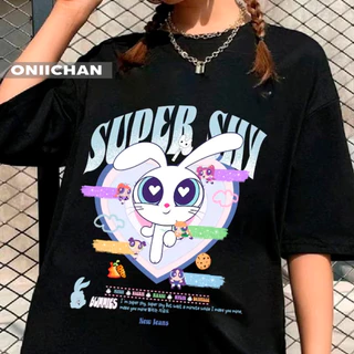 Camiseta T-shirt Unissex Algodão Super Shy New Jeans Kpop