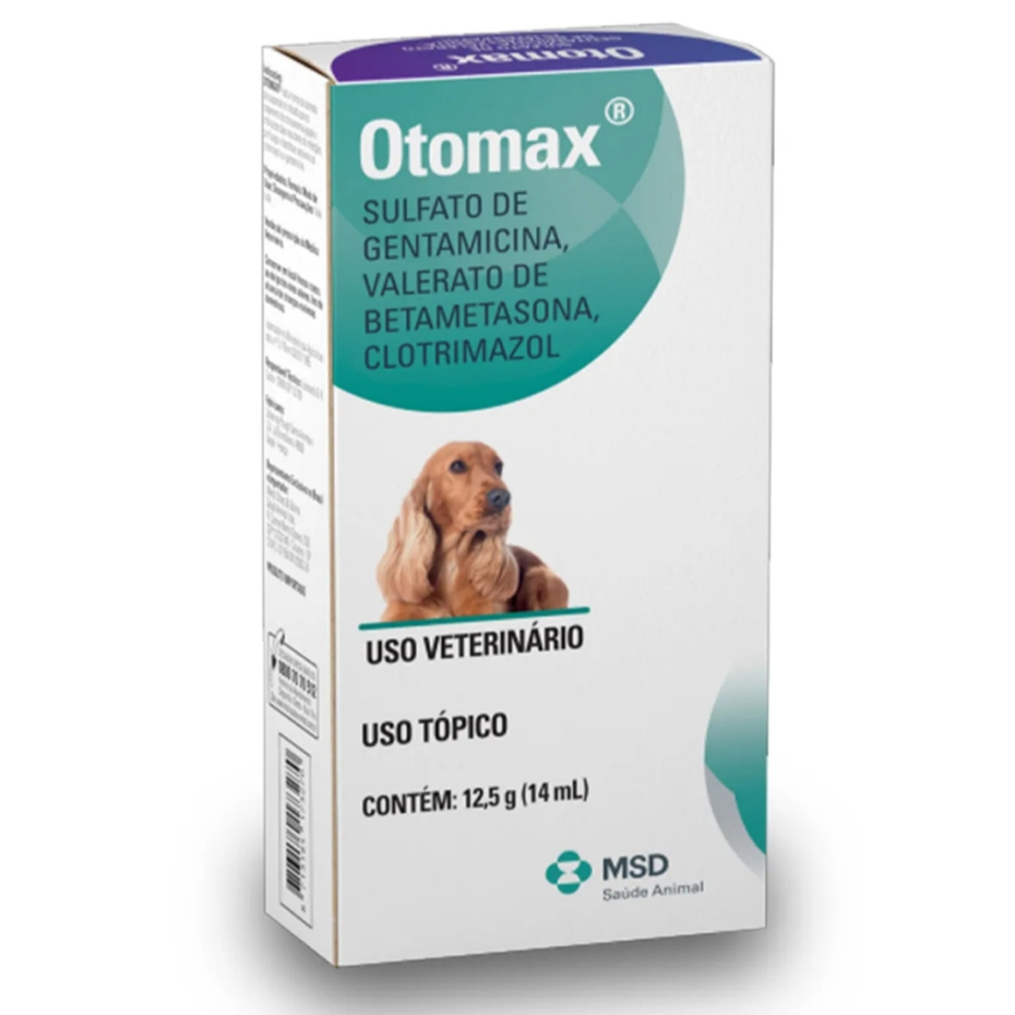 Otomax Pomada Otológica MSD Saúde Animal - 12,5 g