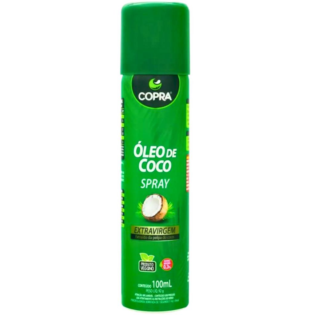 Óleo De Coco Extra Virgem Spray Com 100ml