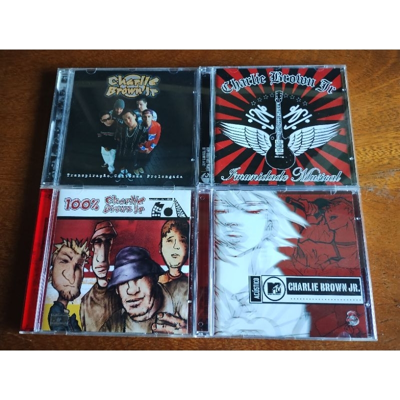 Coleção com 4 Cds Charlie Brown Jr