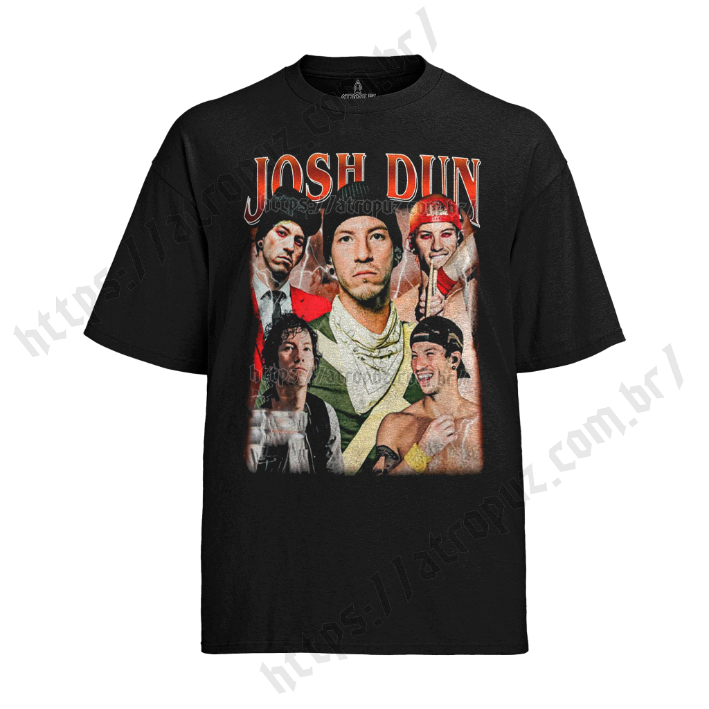 Camiseta Algodão Unissex Tshirt Josh Dun