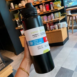 24 NOVO Garrafa Térmica inox 800ml garrafa espacial Quente & Frio Com Isolamento Térmico De Grande Capacidade -MX5012