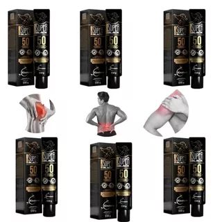 kit 6 Pomada Relaxante Muscular Descubra o Poder das 50 Ervas Medicinais ALIVIO IMEDIATO