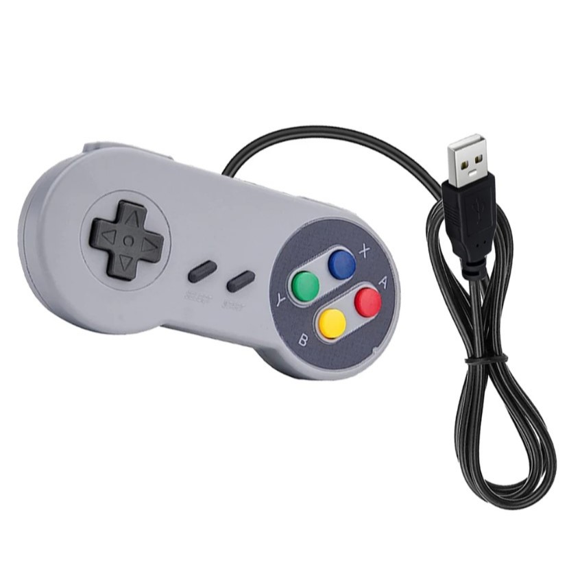 Controle USB estilo Snes Super Nintendo para PC, Mac, Raspberry Pi ...