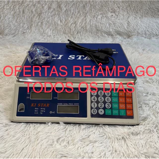 Balança Eletrônica Digital 40kg Bivolt nova revenda 110-220v