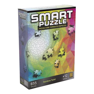 Quebra Cabeça Desafiador Smart Puzzle Grow Rainbow Twist/Tunel das Cores