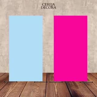 Capa Para Painel RETANGULAR 2X1 com 2 CORES VEST FÁCIL para DECORAÇÃO DE FESTAS e EVENTOS