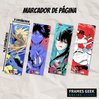 Marcador de página Yu Yu Hakusho plastificado