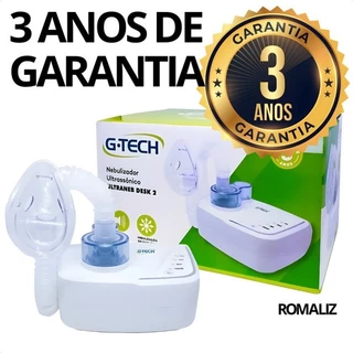 Inalador e Nebulizador Ultrassonico Silencioso g Tech Ultraneb Desk 2 Zero Barulho