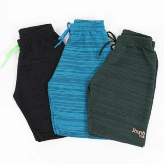 Kit 3 Bermudas Masculina Shorts De Moletom Infantil Juvenil de Menino em Algodão
