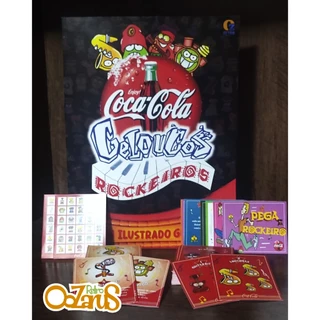 Kit Geloucos Rockeiros Álbum Ilustrado + cards + adesivos