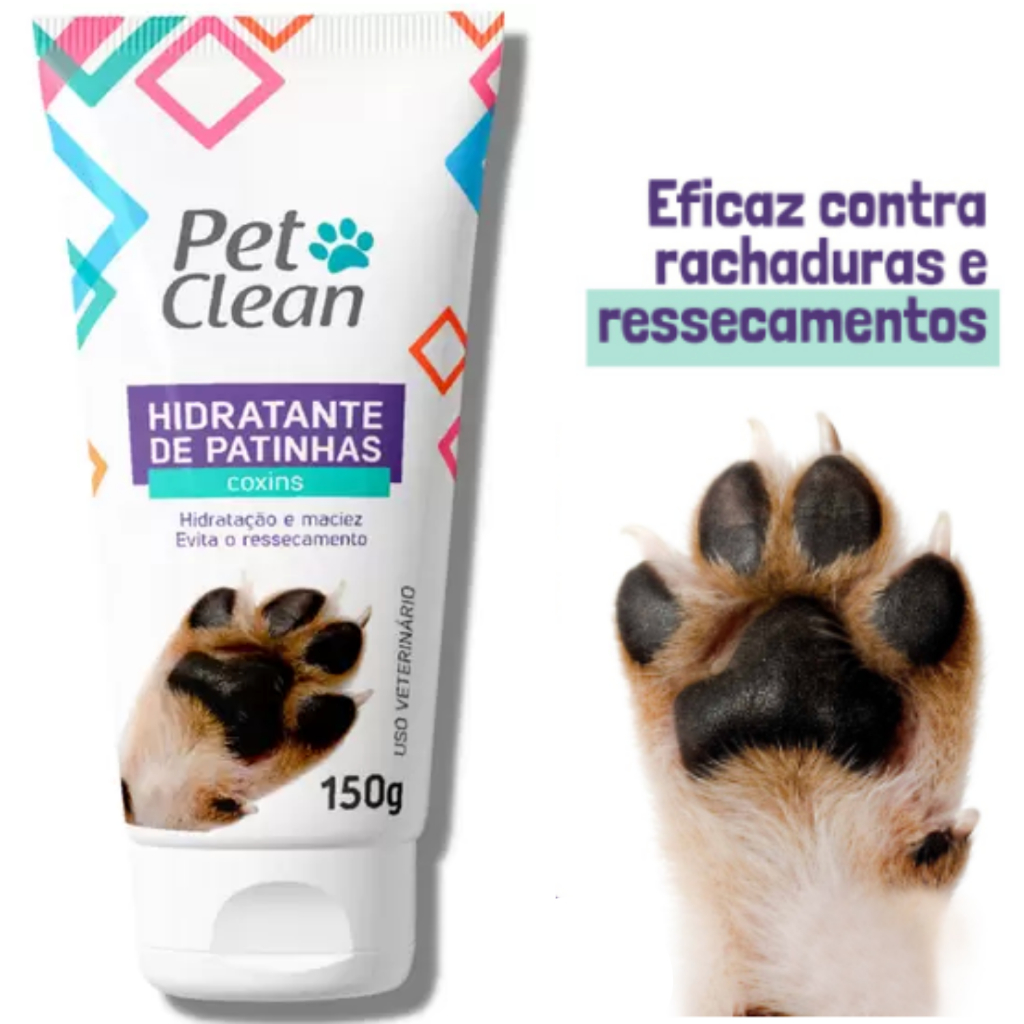 Creme Hidratante De Patinhas Patas Cachotto Cães Gato Pet Clean 150g ...