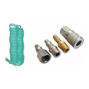 Mangueira De Ar Pneumática 1/4 Com 10mts + Kit Engate Rápido