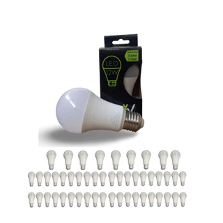 Kit 50 Lâmpadas Led Bulbo 12w frio 6500k