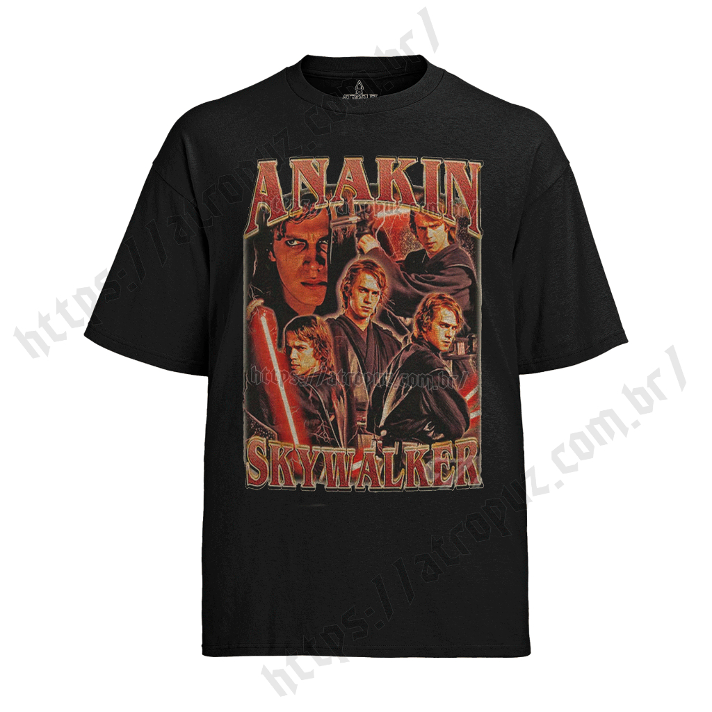 Camiseta Algodão Unissex Anakin Skywalker em Promoção na Shopee
