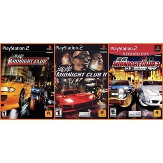 Coleção Midnight Club para PS2 - Play 2 - leia a descrição