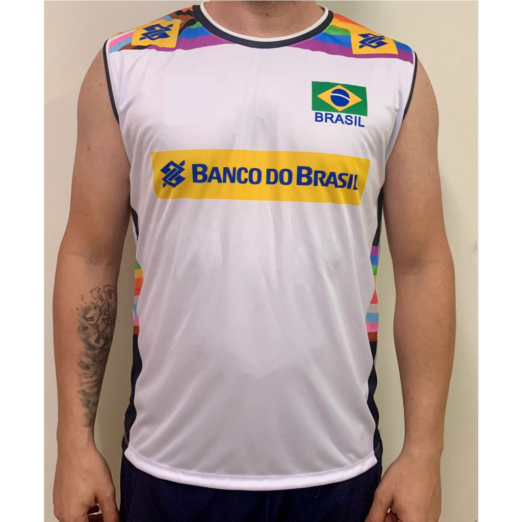 Camisa Brasil Pride LGBT 2024 regata gola redonda Personalizada (nome + número )