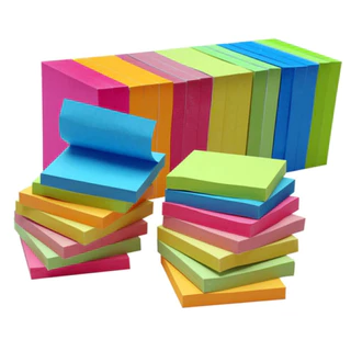 Bloco Adesivo para Anotações 960 folhas Autocolantes 12 Blocos 5X4cm