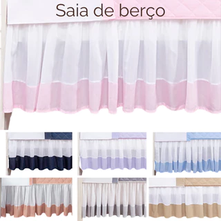 Saia berço menina menino padrao americano