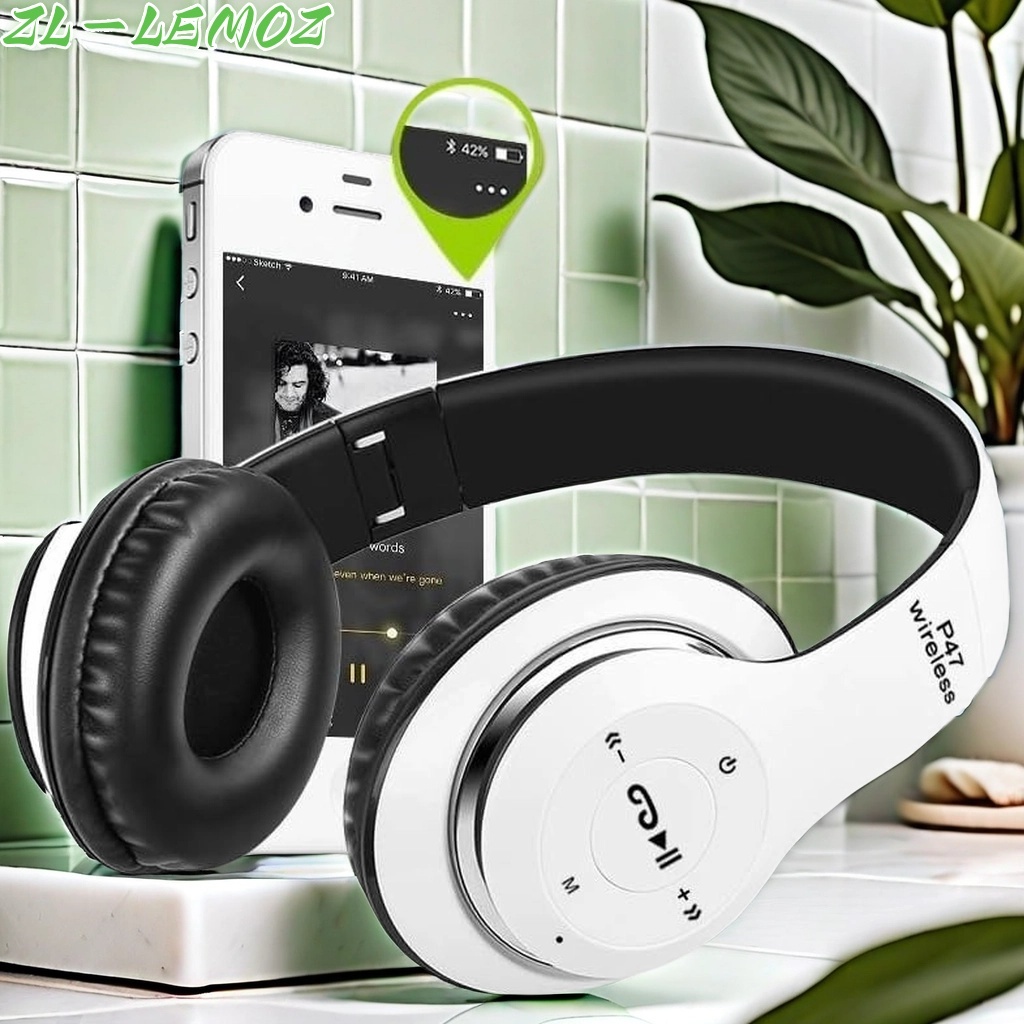 Fone P47 Headphone Sem Fio Estéreo Redução de Ruídos Bluetooth 5.0 Universal -P47/Y08