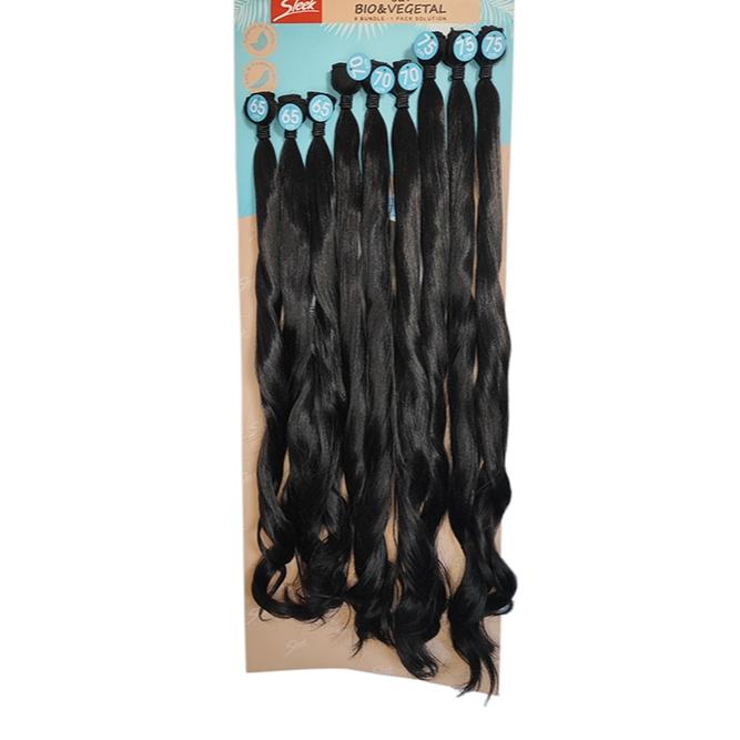 Cabelo Ondulado Bio Vegatal Sleek Stunning Girl 75cm 320g | Shopee