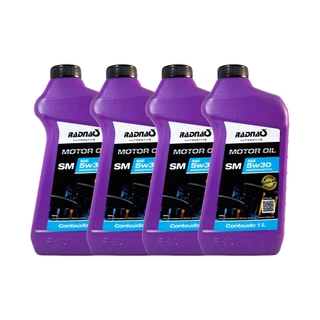 Kit 4 Radnaq Automotive Sae 5w30 Api Sm Semissintetico