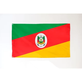 Bandeira Rio Grande Do Sul Dupla Face 145x85 Cm Poliéster