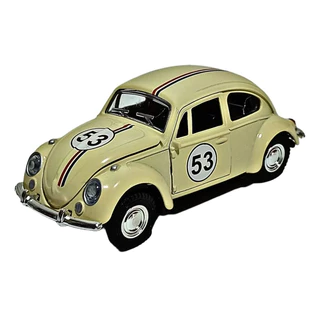 Miniatura Carro Fusca Herbie fusquinha Coleção Escala 1/32