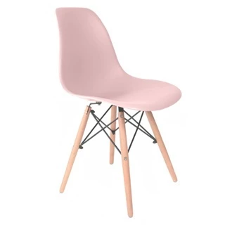 Cadeira Charles Eames Promoção Imperdível Várias Cores Decoração Base Madeira