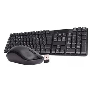 Kit Teclado E Mouse K3185s Com Fio Usb 2.4ghz Clássico Computador Notebook Original Envio Imediato