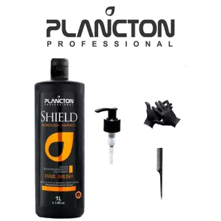 Gloss Progressiva Shield Blindagem Dinâmica Sem Formol Plancton + Pente e Luva
