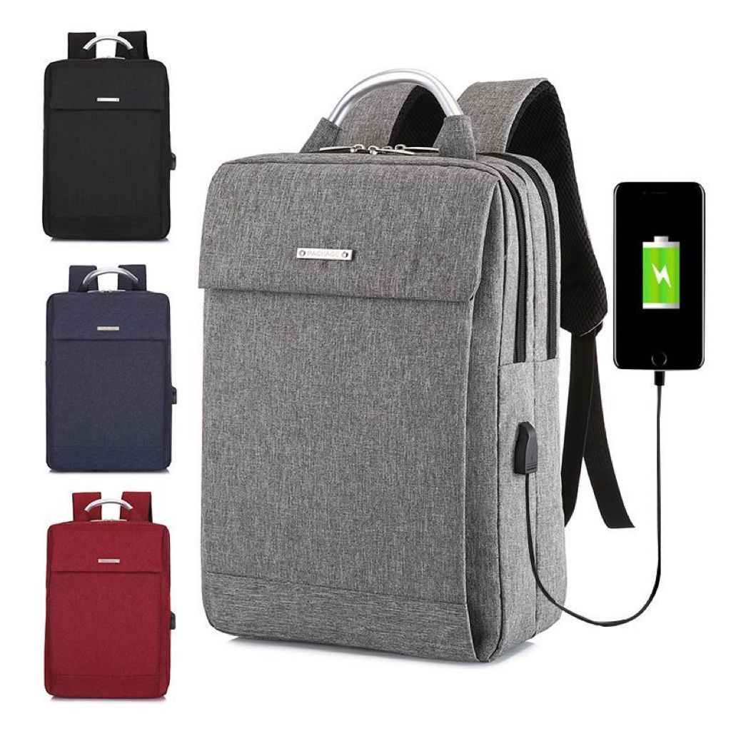 Mochila Masculina Escolar Para Notebook 15.6 Impermeável Com USB