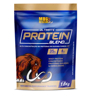 Whey Protein MBD 1.8kg concentrado isolado e Hidrolisado 35g de proteínas