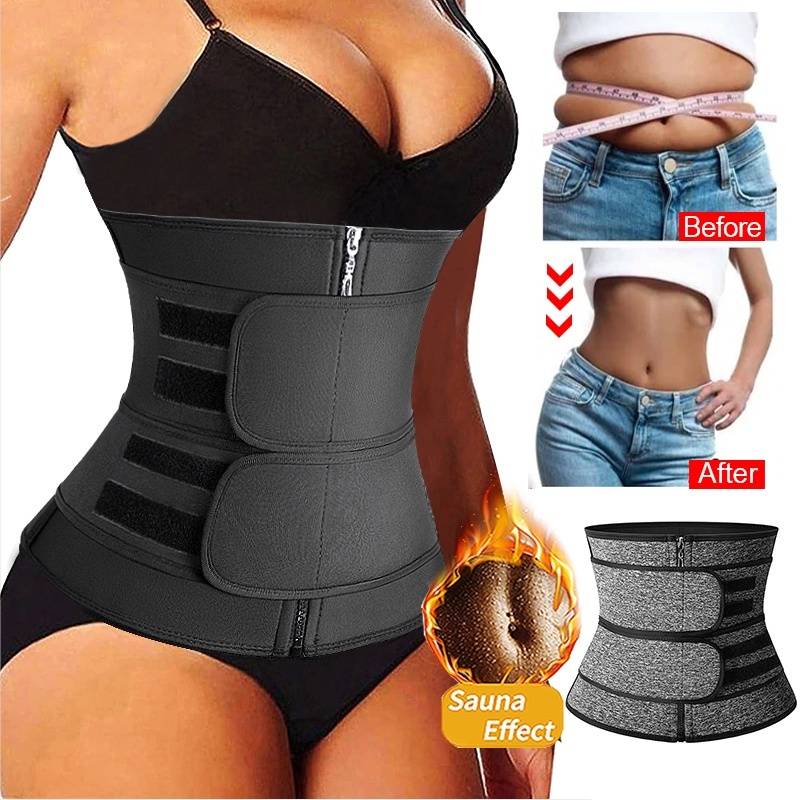 cinta modeladora feminina cinta com ziper modelador de cintura sinta  modeladora cinta lipo modeladora | Shopee Brasil