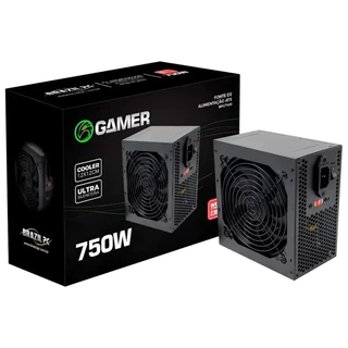 Fonte Gamer Atx Brazilpc 750w Real 24 Pinos Bivolt Bpc/7400-b