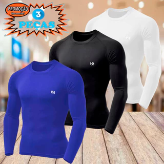 Camiseta Térmica De Verão UV 50+ Unissex Manga Comprida Para Piscina, Praia, Esportes