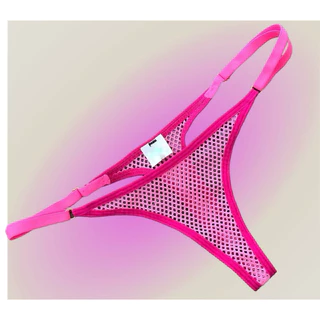 Calcinha fio dental sexy pink
