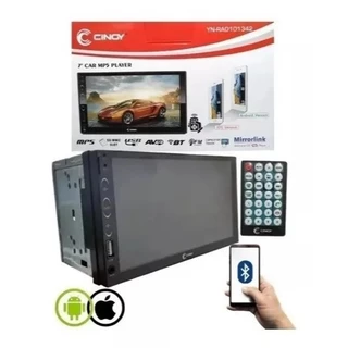 Central Multimidia Cinoy 2 Din Mp5 Com Espelhamento Bluetooth Universal acessórios para carro