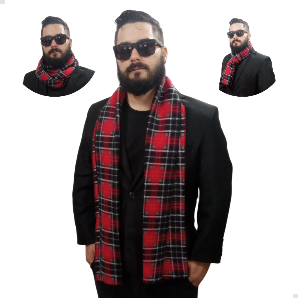 Cachecol Masculino de Soft Premium Cachecol Macio e Confortável para ...
