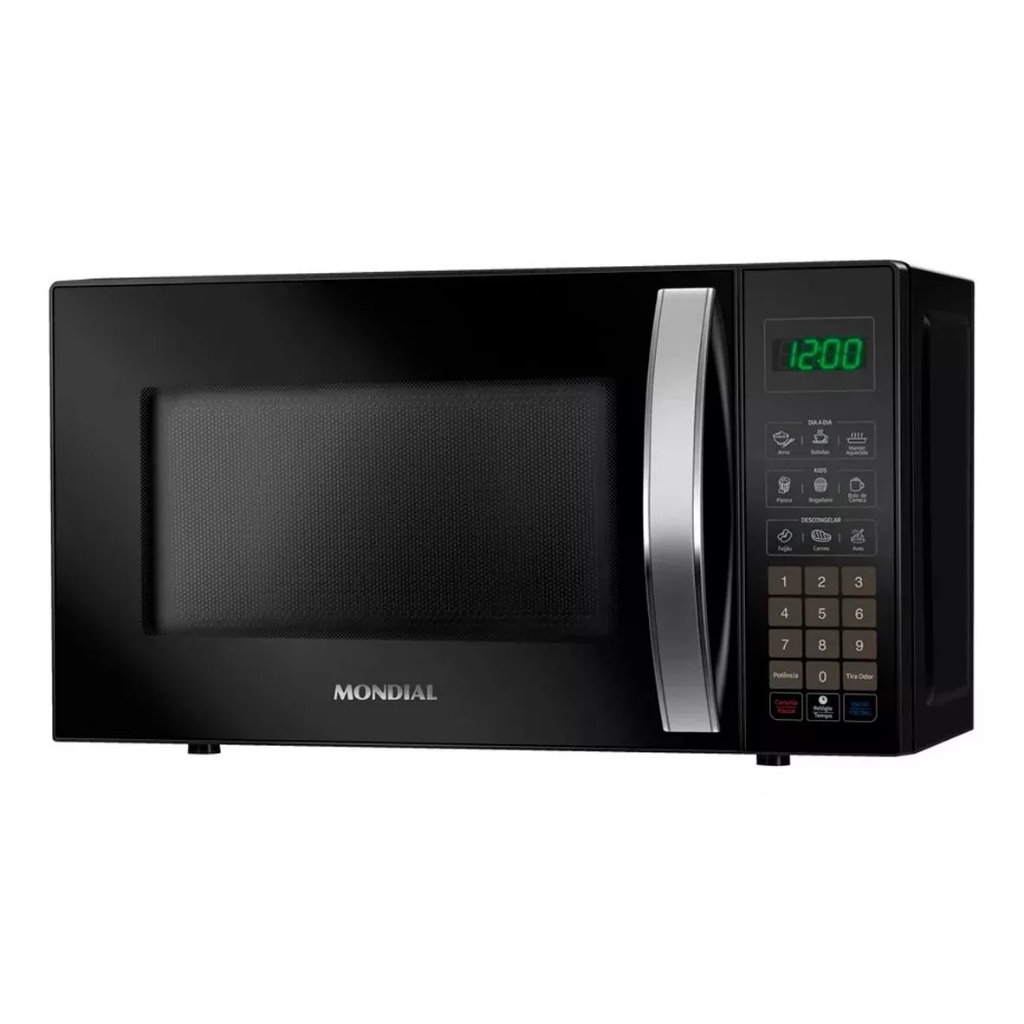 Micro-ondas Mondial 1200w, Mo-01-21-b Preto 110v