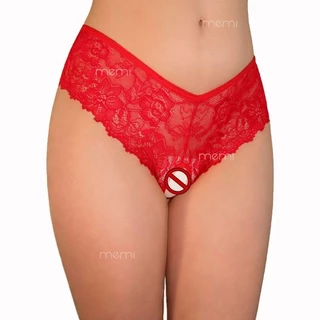 Calcinha sexy em renda aberta lingerie sensual