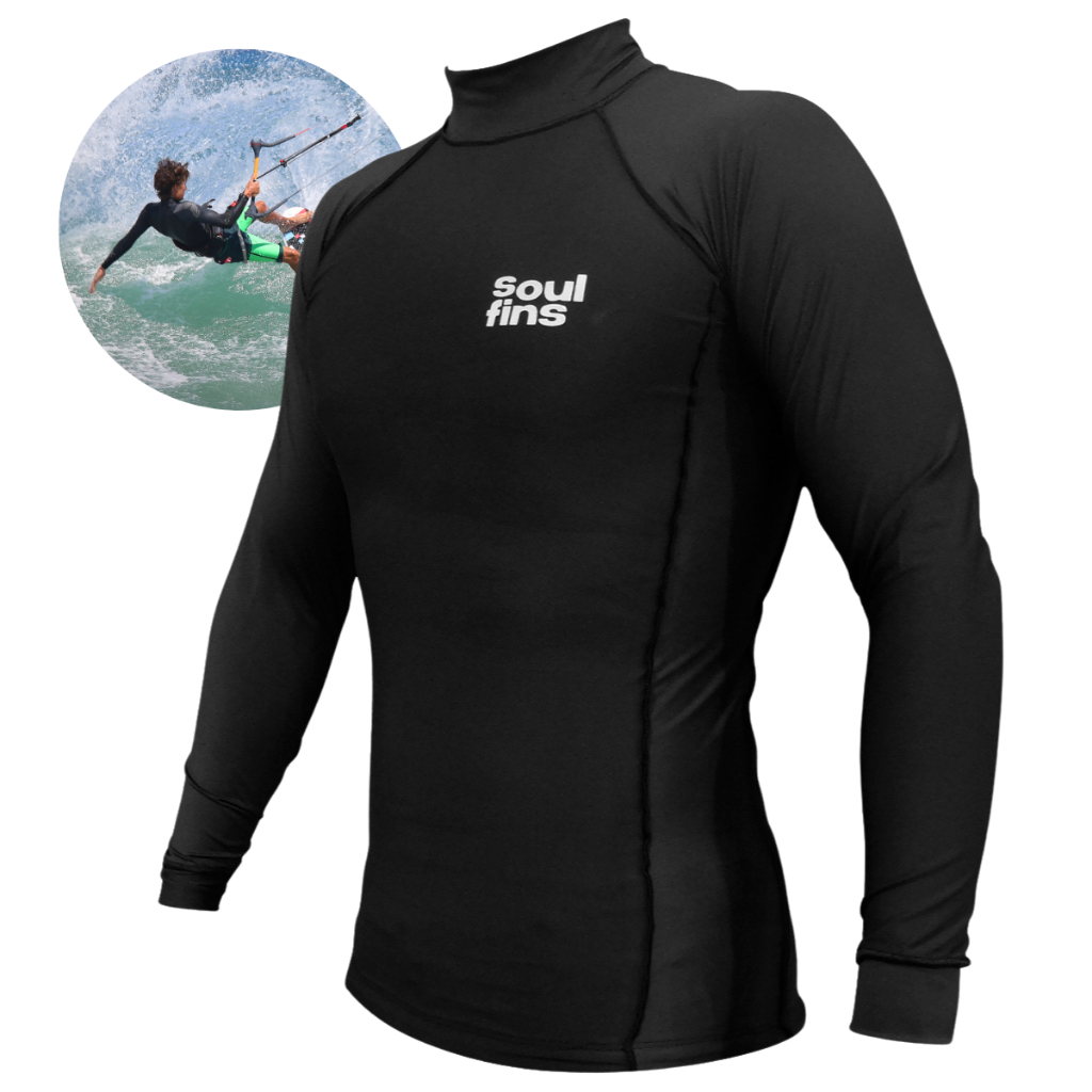 Camiseta Manga Longa Lycra Surf Natação Unisex Proteção Uv Camisa De Frio Manga Longa