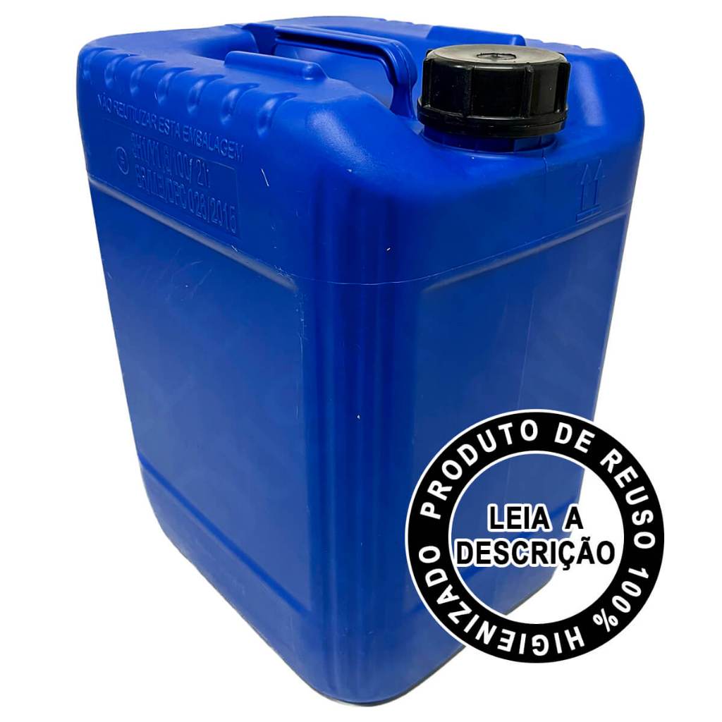 Galão Industrial 20 Litros Bombona Plástica Homologada Un - Faz a Boa!