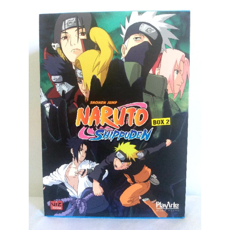 dvd Naruto Shippuden - Box 2, 1º Temporada, Original Play Arte